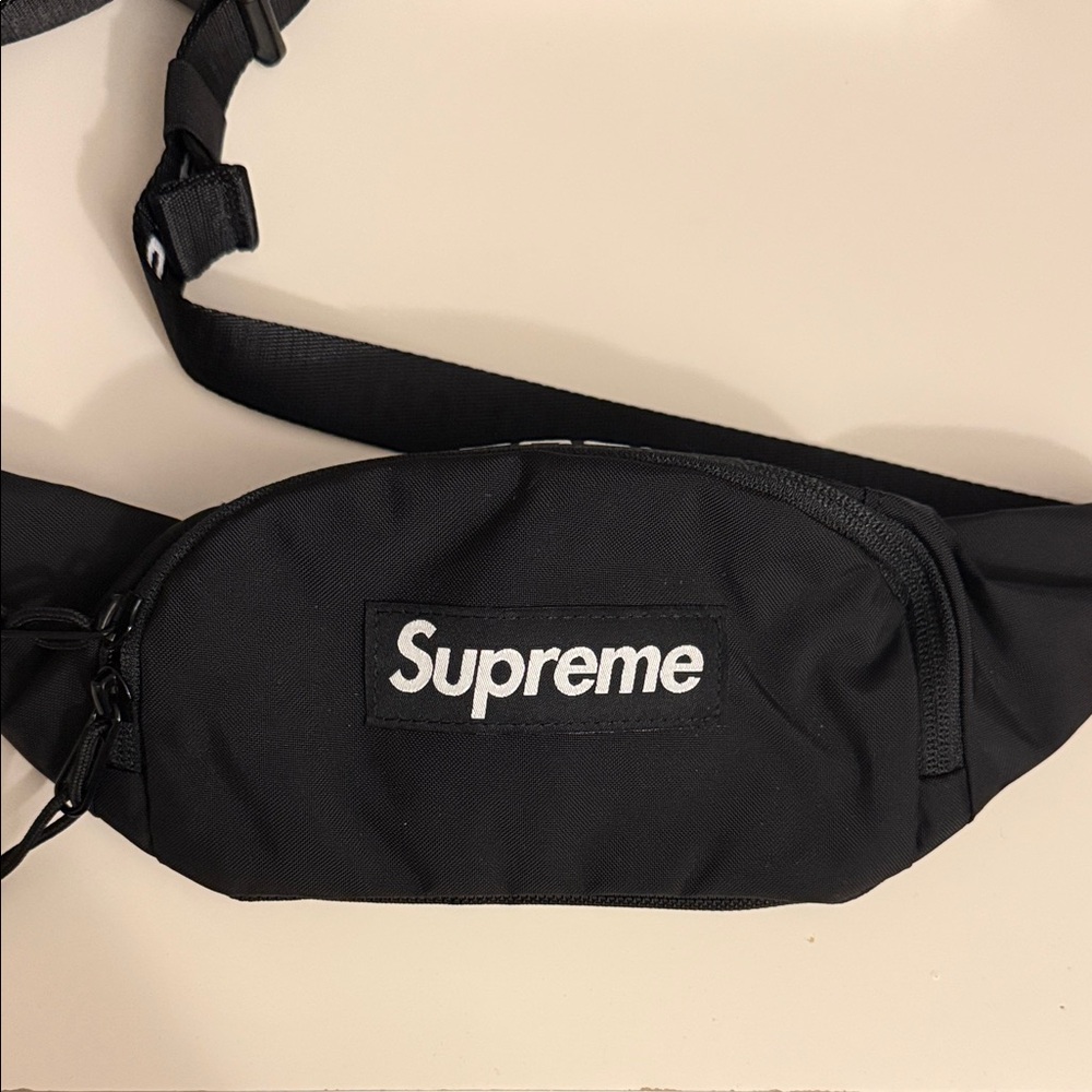 Supreme Black Belt Bag